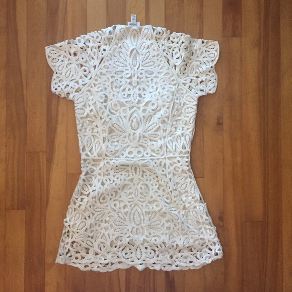 Temperley London Silk Lace Mini Dress - Picture 2 of 12